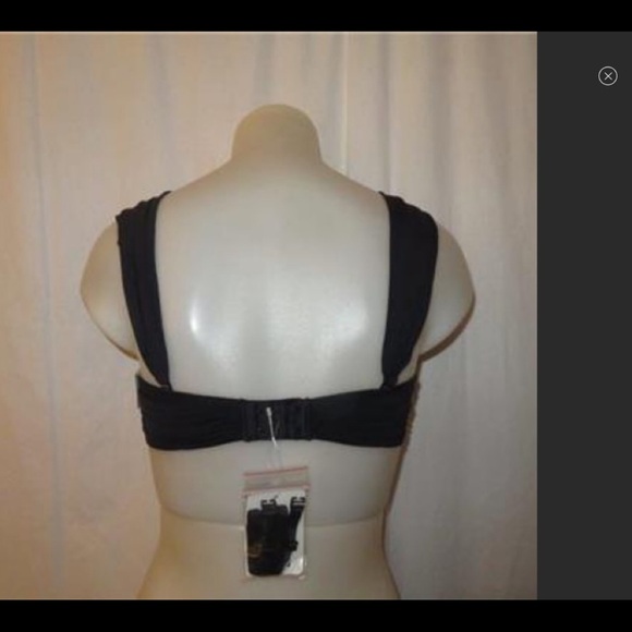 Marie Jo L’Aventure “Daniel” Bra 2 way 36/B. Navy Blue Sexy Cut Thick Straps NWT - Picture 6 of 14
